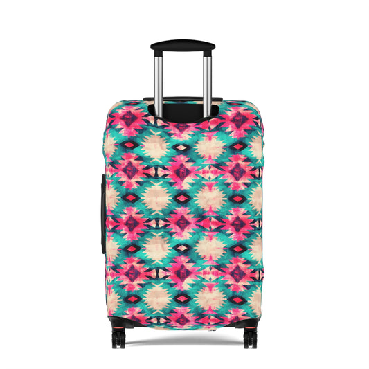 Aztec Luggage Cover - Stylish Travel Protection for Suitcases