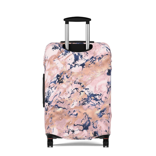 Marble Luggage Cover - Elegant Suitcase Protector