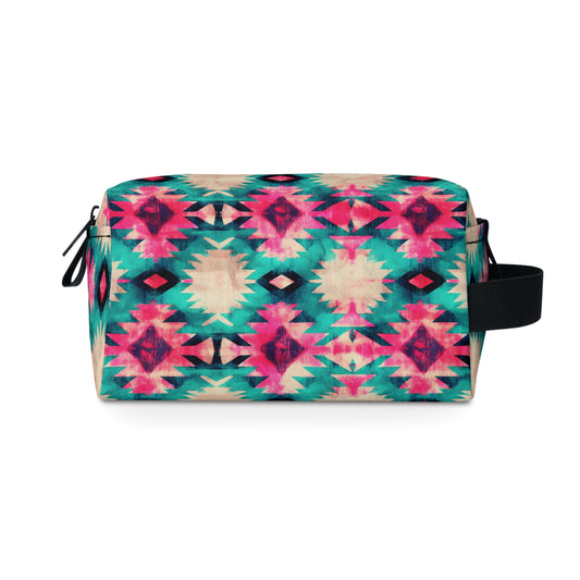 Aztec Toiletry Bag | Water-Resistant & Durable Makeup Bag | Ideal for Camping & College | Stylish Organizer Dopp Kit