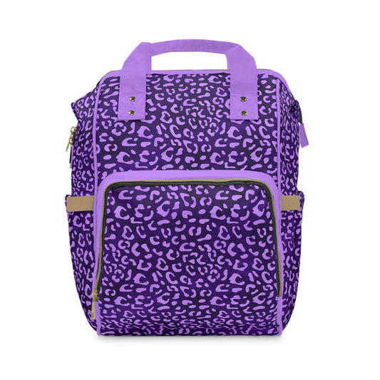 Leopard Print Diaper Backpack - Bold & Stylish Baby Bag with Trendy Leopard Patterns, Perfect for Adventurous Parents