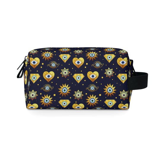 Evil Eye Toiletry Bag | Protective & Water-Resistant Organizer | Ideal for Travel, Camping, College