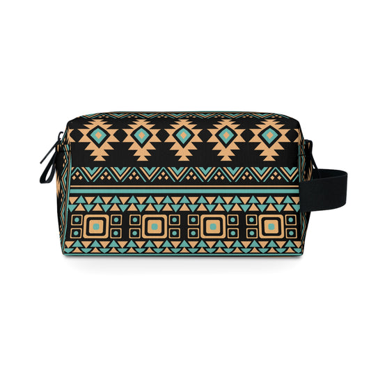 Aztec Toiletry Bag | Water-Resistant & Durable Makeup Bag | Ideal for Camping & College | Stylish Organizer Dopp Kit