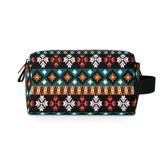 Aztec Toiletry Bag | Water-Resistant & Durable Makeup Bag | Ideal for Camping & College | Stylish Organizer Dopp Kit