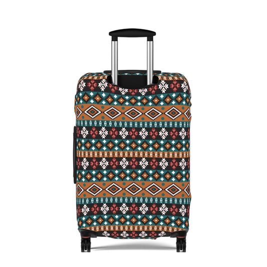 Aztec Luggage Cover - Stylish Travel Protection for Suitcases