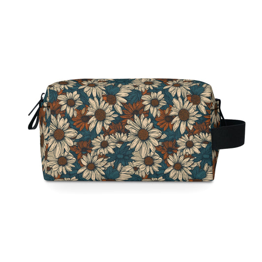 Daisy Toiletry Bag | Cheerful Floral Organizer | Water-Resistant & Durable for Travel, College, and Outdoor Adventures