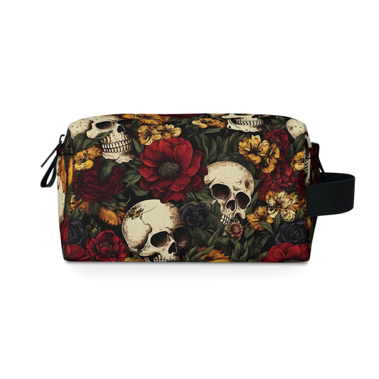 Skull Toiletry Bag | Edgy & Durable Organizer | Water-Resistant, Perfect for Camping, Travel, College