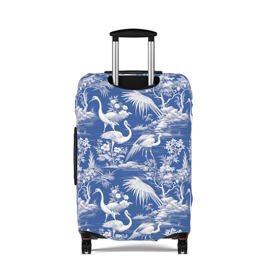 Chinoiserie Luggage Cover - Elegant Suitcase Protector