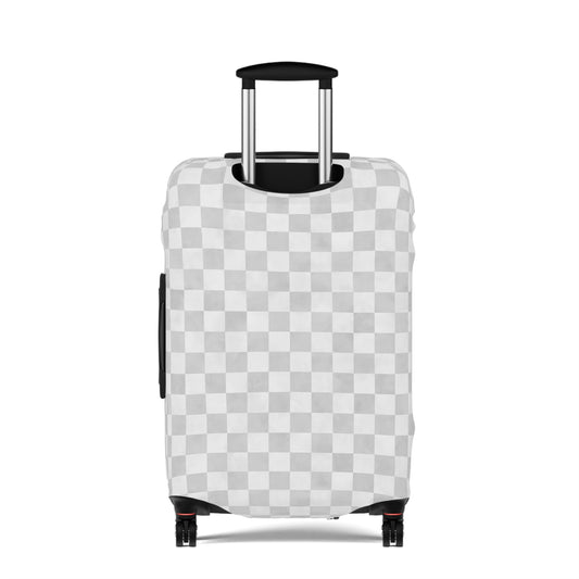 Pastel Checkers Luggage Cover - Checkers Suitcase Cover