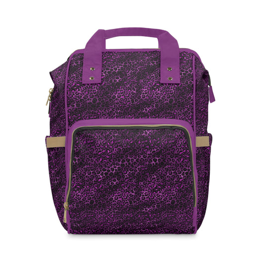 Leopard Print Diaper Backpack - Bold & Stylish Baby Bag with Trendy Leopard Patterns, Perfect for Adventurous Parents