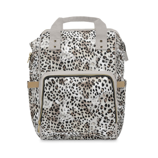 Leopard Print Diaper Backpack - Bold & Stylish Baby Bag with Trendy Leopard Patterns, Perfect for Adventurous Parents